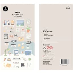 Korean Import Original Suatelier Retro Office Paper Stickers Scrapbooking Diy Journal Stationery Sticker Art Dec Supplies 1174