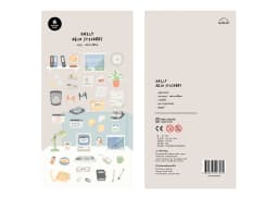 Korean Import Original Suatelier Retro Office Paper Stickers Scrapbooking Diy Journal Stationery Sticker Art Dec Supplies 1174
