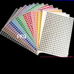 12 Sheets/Pack Mix Color Circle Round Color Coded Adhesive Label Dot Sticker 6mm/8mm/10mm/13mm/16mm/19mm/25mm/32mm/50mm/100mm