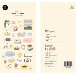 Korean Import Suatelier Lazy Sunday Stickers Scrapbooking Diy Journal Dairy Cute Decor Stationery Sticker 1171