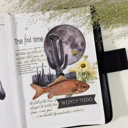 Stickers 36pcs Retro Style Hand Account European Trend Characters Fish Planet Stationery Mobile Phone Waterproof Decorative