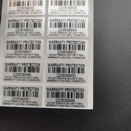 100pcs Warranty protection sticker (30mm x15mm) Safety seal tamper-proof warranty invalid label Serial number sticker