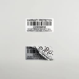 100pcs Warranty protection sticker (30mm x15mm) Safety seal tamper-proof warranty invalid label Serial number sticker