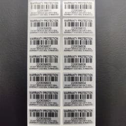 100pcs Warranty protection sticker (30mm x15mm) Safety seal tamper-proof warranty invalid label Serial number sticker