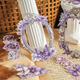20pcs/1lot kawaii Stationery Sticker Dream Baroque junk journal Decorative Scrapbooking DIY Craft Sticker