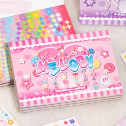 Mr. Paper 20 Sheets Colorful Paradise Deco Sticker Book For DIY Journal Collage Scrapbook Diary Album Calendar Journal Decor