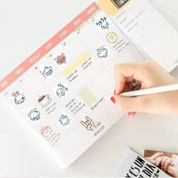 500Pcs/Roll Kawaii Bubble Stickers, Japanese Cartoon Text & Expression Decals for DIY, Journal & Gift Decoration