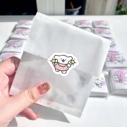 500Pcs/Roll Kawaii Dog Stickers, Cute Cartoon Puppy Decals for DIY, Journal & Gift Embellishment