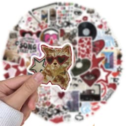 50/100PCS Downtown Y2K Stickers Trendy Guitar Suitcase Phone Case Laptop Decoration Waterproof Stickers