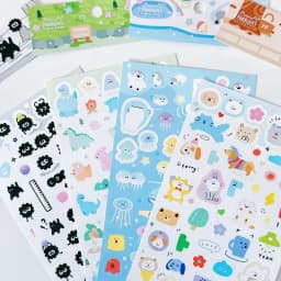 Korean Import NEKONI Double-layer Cute Animals Creative Stickers Scrapbooking Diy Journaling Diary Decor Stationery Sticker