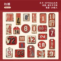 24pcs/lot Kawaii Stationery Stickers Erosion symbol Diary Decorative Mobile Stickers Scrapbooking DIY Craft Stickers