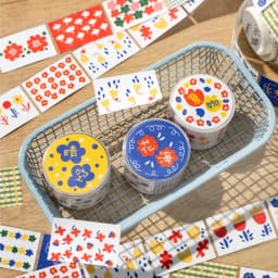 Journal GO 3x200cm Floral Flowers Masking Tape Decorative Paper Tape Stickers for Scrapbooking Gift Wrapping DIY Craft