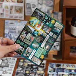 20pcs Die-Cut Sticker Book - Japanese Food & Dessert Vintage Showa Style,Glitter Matte Glossy Finish,School Stationery supplies