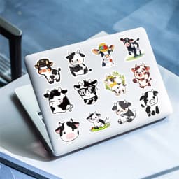10/30/50PCS Cute Cow PVC Sticker Aesthetic DIY Decoration Scrapbooking Korean Stationery School Supplies