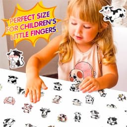 10/30/50PCS Cute Cow PVC Sticker Aesthetic DIY Decoration Scrapbooking Korean Stationery School Supplies