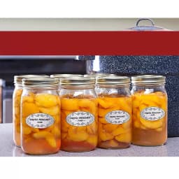 150Pcs Oval Canning Labels Blank stickers for Food Containers Jars Kitchen Restaurant Storage Organization,Can write,1" x 2.25"