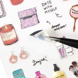 6/36 Sheets Cute Magazine Scrapbooking Stickers Book DIY Junk Journal Material Decoration Album Diary Stationery supplies