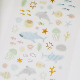 Korean Import Suatelier Sea World Fish Sticker Scrapbook Decor PVC Stationery DIY Stickers School Office Journaling Supply 1182