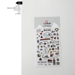 Korean Import Suatelier Walk In Swiss Sonia Decorative Washi Stickers Scrapbooking Stick Label Diary Stationery Album Stickers