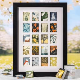 Journal GO 50pages Four Seasons in Bloom Sticker Book Aesthetics INS Design DIY Journal Scrapbook Decor Scenery Sticker