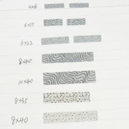 All Size Zebra SCRATCH OFF STICKER LABEL 1000pcs Pattern Tape In Rolls