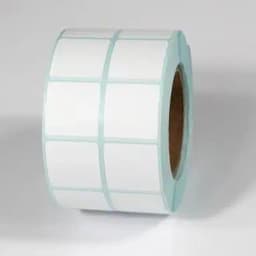 Sticker 20*20 mm 1500 Pcs / Roll 2 Rows Thermal Label Supermarket Label Logistics Label Direct Print