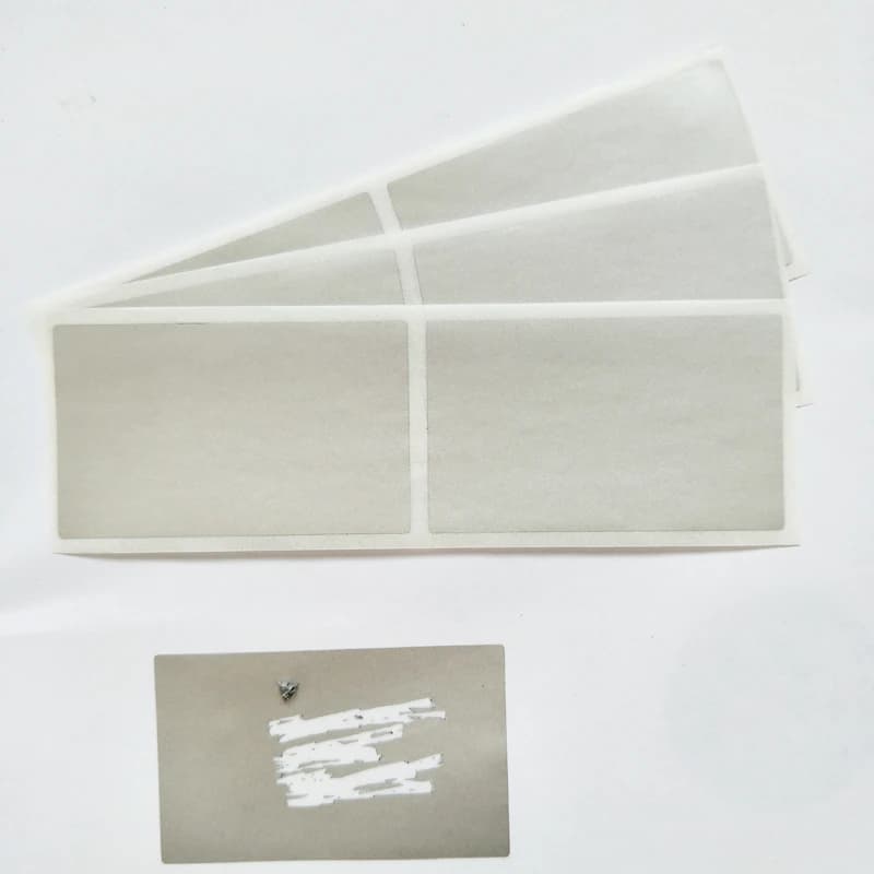 35*58mm 50pcs Silver Gold Adhesive SCRATCH OFF Stickers For DIY Password Hand Made Scratched Stripe Card Film