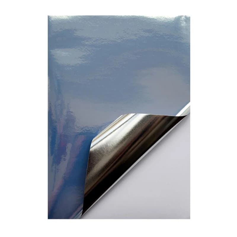 50 Micron Thickness A4 Blank Glossy Foggy Silver PET Sticker Label for INKJET PRINTER