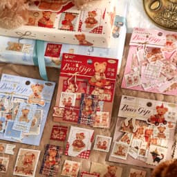 30pcs/1lot Kawaii Stationery Stickers Little Bear Gift Decorative Mobile Stickers Scrapbooking