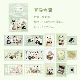 30pcs/lot Kawaii Scrapbook Sticker Old Dream Post Letter Scrapbooking Supplies Planner Decorative Stationery Sticker
