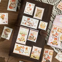 30pcs/lot Kawaii Scrapbook Sticker Old Dream Post Letter Scrapbooking Supplies Planner Decorative Stationery Sticker