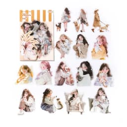 30pcs/1lot Kawaii Stationery Stickers a tender half-life Junk Journaling Decorative Mobile Scrapbooking for stickers Scrapbook