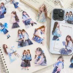 30pcs/1lot Kawaii Stationery Stickers a tender half-life Junk Journaling Decorative Mobile Scrapbooking for stickers Scrapbook