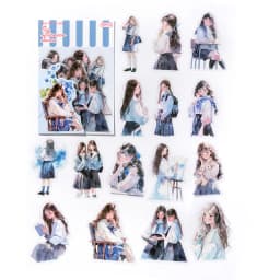 30pcs/1lot Kawaii Stationery Stickers a tender half-life Junk Journaling Decorative Mobile Scrapbooking for stickers Scrapbook