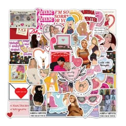50/100PCS Sabrina Carpenter Stickers Exquisite Handbooks Material Phone Cases Laptop Suitcases Water Cups Waterproof Stickers