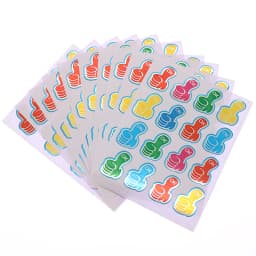 10 Sheets/Pack Gold-Plated Award Glitter Stickers Mother Teacher Praise Label Award Five-Pointed Star Love Sticker
