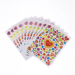 10 Sheets/Pack Gold-Plated Award Glitter Stickers Mother Teacher Praise Label Award Five-Pointed Star Love Sticker