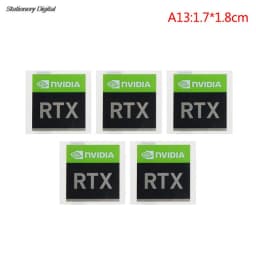 Hot Sale 5pcs/set New NVIDIA GTX GEFORCE Laptop Desktop Label Decorative Sticker