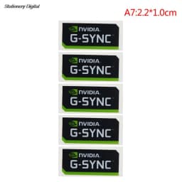 Hot Sale 5pcs/set New NVIDIA GTX GEFORCE Laptop Desktop Label Decorative Sticker