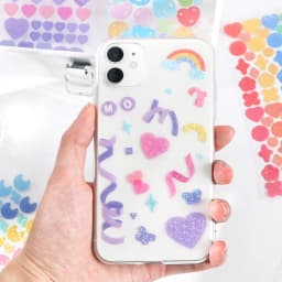 Colorful Ribbon Adhesive Stickers for Scrapbooking Journaling Art & Craft DIY Decoration Labels for Planner Diary Book