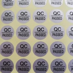Wholesale and Retail 10mm 20mm Diameter Round Waterproof Matte Silver QC PASSED Sticker For Computer Mobile Products Packaging