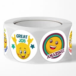 500Pcs Reward Stickers Motivational Stickers Roll for School Reward Students Teachers Cute Animals Stickers Labels