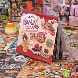 30sheets Kawaii Japanese Showa Cuisine Series Flash Film Die Cutting Sticker Book DIY Scrapbook Diary Album Aesthetic Stationery