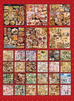 30sheets Kawaii Japanese Showa Cuisine Series Flash Film Die Cutting Sticker Book DIY Scrapbook Diary Album Aesthetic Stationery