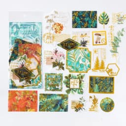 60pcs/1lot Kawaii Stationery Stickers Renaissance Gold Diary Planner Decorative Mobile Stickers Scrapbooking DIY Craft Stickers