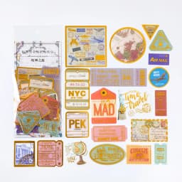 60pcs/1lot Kawaii Stationery Stickers Renaissance Gold Diary Planner Decorative Mobile Stickers Scrapbooking DIY Craft Stickers