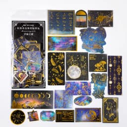 60pcs/1lot Kawaii Stationery Stickers Renaissance Gold Diary Planner Decorative Mobile Stickers Scrapbooking DIY Craft Stickers