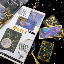 60pcs/1lot Kawaii Stationery Stickers Renaissance Gold Diary Planner Decorative Mobile Stickers Scrapbooking DIY Craft Stickers