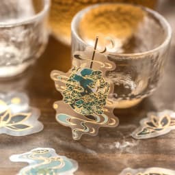 40pcs Retro Chinese style Decorative Waterproof Stickers Scrapbooking Label Diary Stationery Album Phone Cup Journal Planner