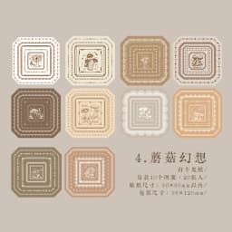 20pcs/lot Kawaii Stationery Stickers Memories of Time Diary Planner Decorative Mobile Stickers Scrapbooking DIY Craft Stickers